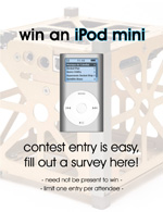iPod mini contest poster